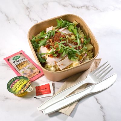 Ensalada pasta y pavo