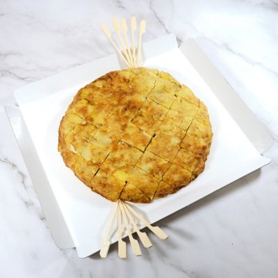 Tortilla de patatas cortado a dados (Vegetariano)