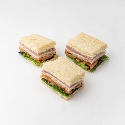 Mini Sandwich Vegetal de Jamón y Queso