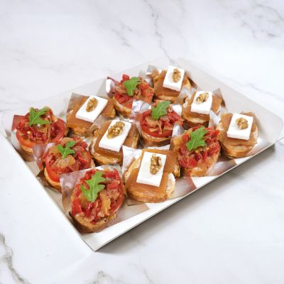 Bandeja montaditos veganos (12 Uds)