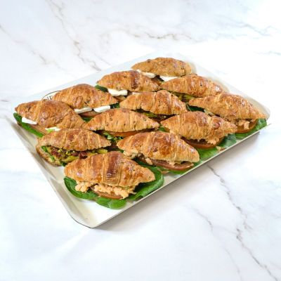 Bandeja de mini croissants vegetarianos (12 uds)