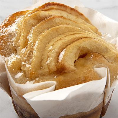 Muffin de manzana con crema