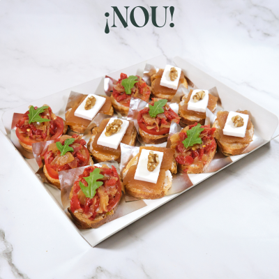 Safata montaditos vegans (12 uts)