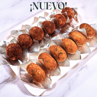 Bandeja croquetas veganas (12 uds)