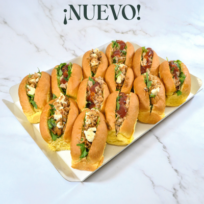 Bandeja de mini brioches Pulled (12 uds)